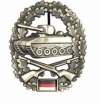 Abzeichen,Bw<br>Metall z.Barett<br>--- Panzergrenad.