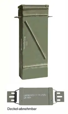 Kiste,USMetall Muni--- Gr.L--- Hochformat