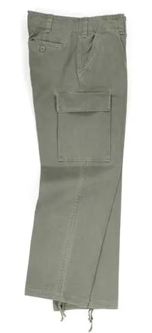 Hose,Bw-ImitatFeld olivstone-washed