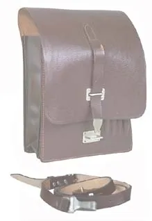 Tasche,NVALeder--- Karten--- braun
