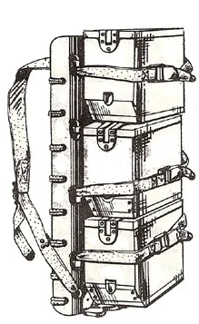Gestell,USWK2 KraxePackboard--- LastTrage