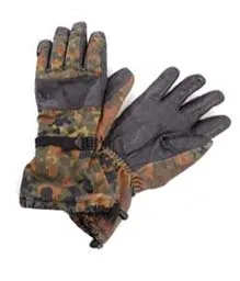 Handschuh,Bw--- Kampf--- flecktarn--- gef�tt